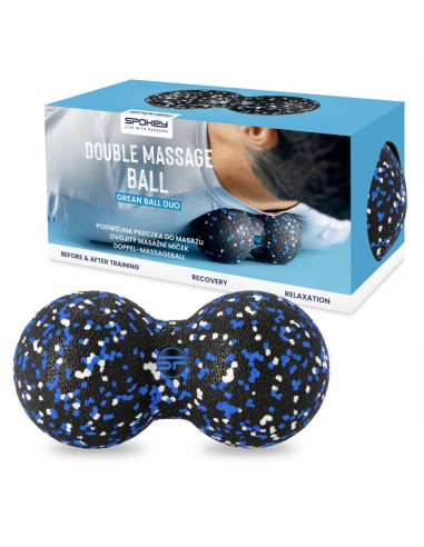 Podwójna piłeczka do masażu spokey grean ball duo
