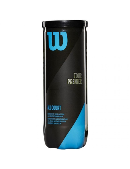 Piłki do tenisa ziemnego wilson tour premier all court 3 szt wrt109400