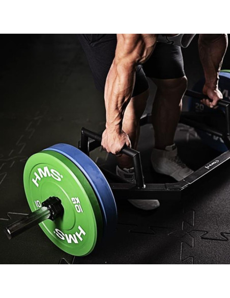 Talerz olimpijski hms green bumper 10 kg cbr10