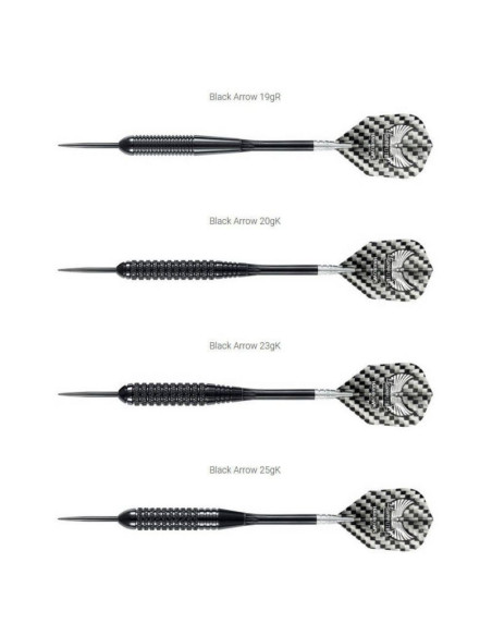 Rzutki harrows black arrow steeltip