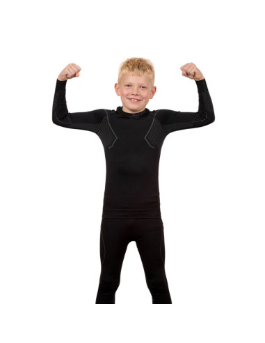 Bielizna termoaktywna alpinus active set czarno-szara jr gt43204