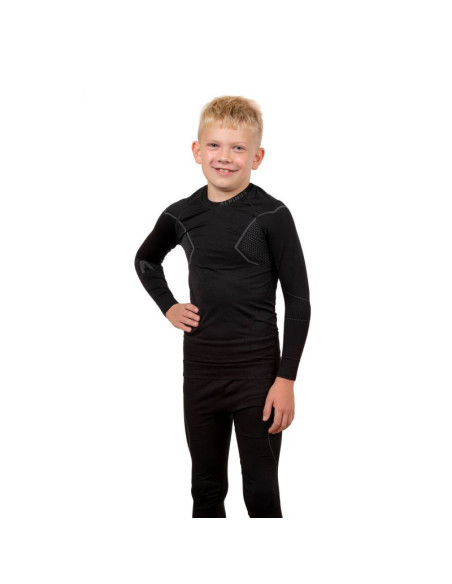 Bielizna termoaktywna alpinus active set czarno-szara jr gt43204