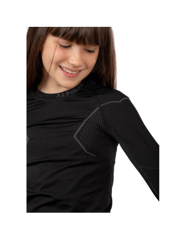 Bielizna termoaktywna alpinus active set czarno-szara jr gt43204