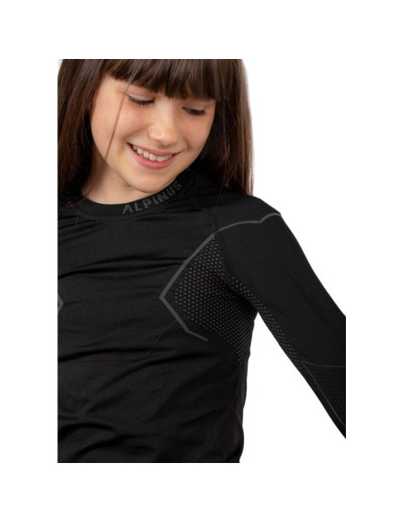 Bielizna termoaktywna alpinus active set czarno-szara jr gt43204