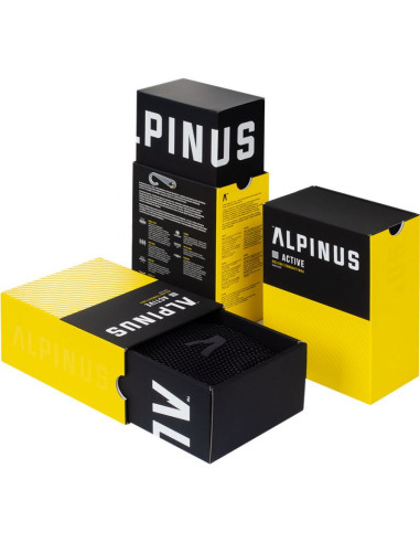 Bielizna termoaktywna alpinus active set czarno-szara jr gt43204