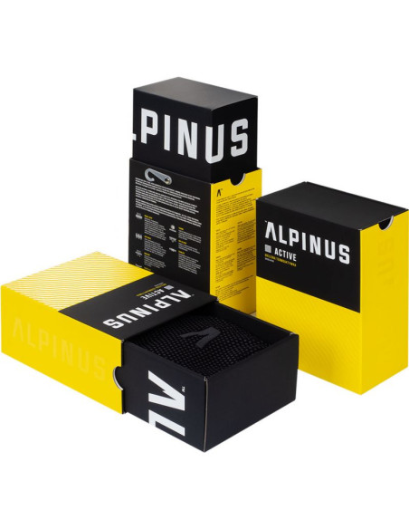 Bielizna termoaktywna alpinus active set czarno-szara jr gt43204