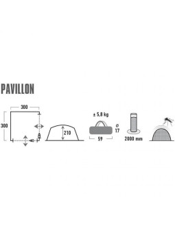 Pawilon high peak pavillon 14047 2