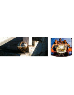 Piłka do koszykówki molten gold kolekcjonerska złota bg-sl7 2