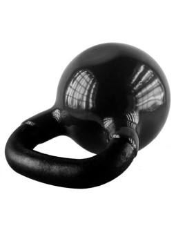 Kettlebell żeliwny pokryty winylem hms black knv28 2