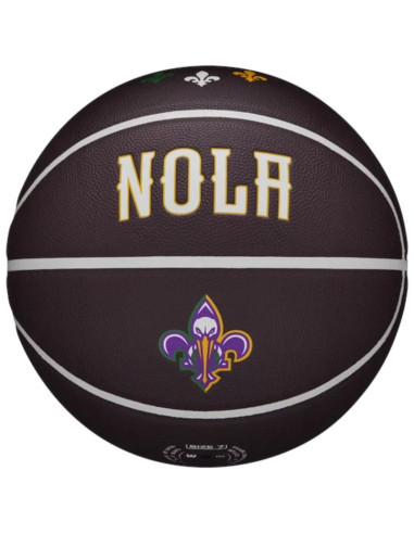 Piłka do koszykówki wilson nba team city collector new orleans pelicans ball