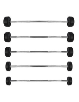 Sztanga/gryf stały gumowany hms 10 kg gsg-10