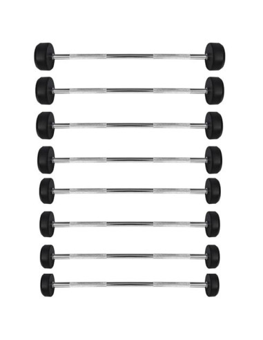 Sztanga/gryf stały gumowany hms 10 kg gsg-10