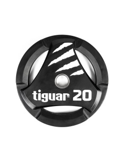 Talerz olimpijski tiguar pu 20 kg ti