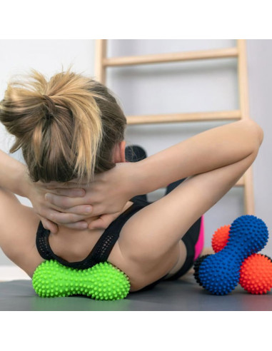 Wałek do masażu i rehabilitacji tullo duoball 15,5 cm