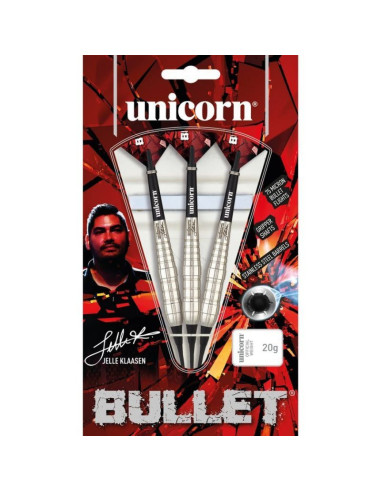 Rzutki soft tip unicorn bullet stainless steel- jelle klaasen