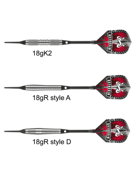 Rzutki harrows assassin 85% softip