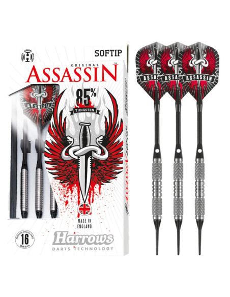 Rzutki harrows assassin 85% softip