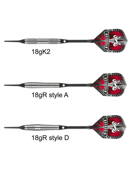 Rzutki harrows assassin 85% softip