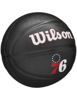 Piłka do koszykówki wilson team tribute philadelphia 76ers mini ball 2