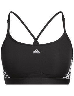 Stanik sportowy adidas aeroreact training light-support 3-stripes bra w