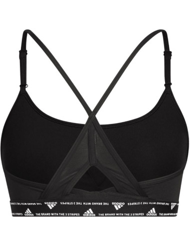 Stanik sportowy adidas aeroreact training light-support 3-stripes bra w