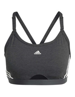 Stanik sportowy adidas aeroreact training light-support 3-stripes bra w 2