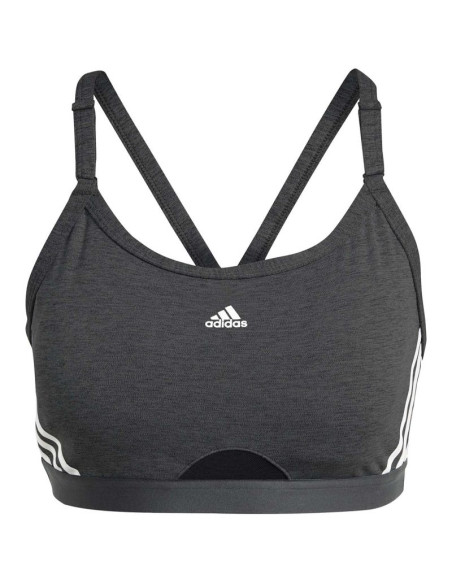 Stanik sportowy adidas aeroreact training light-support 3-stripes bra w