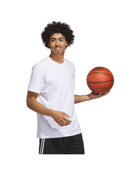 Koszulka adidas lil stripe spring break graphic short sleeve basketball tee m