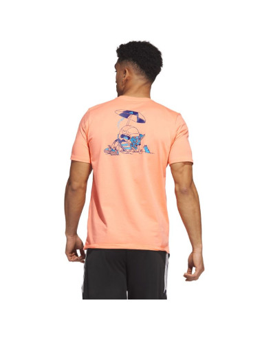 Koszulka adidas lil stripe spring break graphic short sleeve basketball tee m