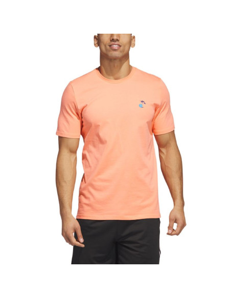 Koszulka adidas lil stripe spring break graphic short sleeve basketball tee m