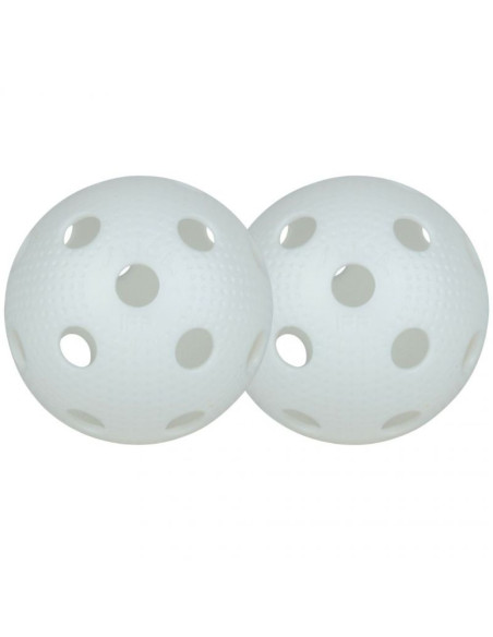 Piłki do unihokeja stiga białe 2 sztuki 79-2170
