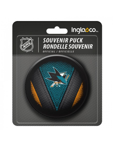 Pamiątka krążek hokejowy inglasco nhl stitch