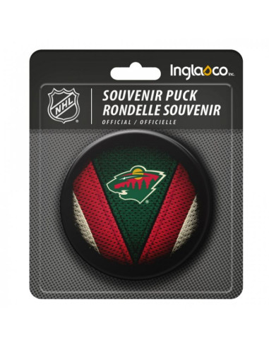 Pamiątka krążek hokejowy inglasco nhl stitch