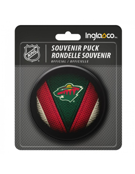 Pamiątka krążek hokejowy inglasco nhl stitch