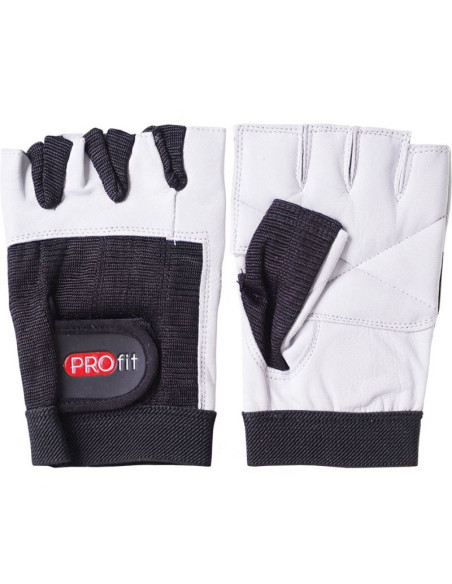 Rękawice kulturystyczne profit pro czarne 1615
