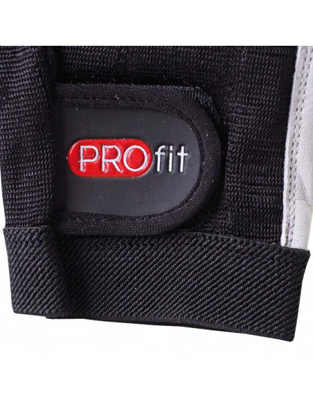 Rękawice kulturystyczne profit pro czarne 1615
