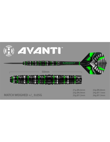 Rzutki harrows avanti 90% steeltip