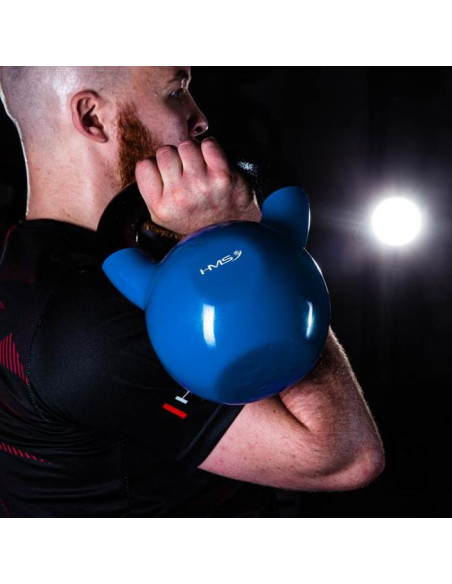 Kettlebell żeliwny pokryty winylem hms knv08