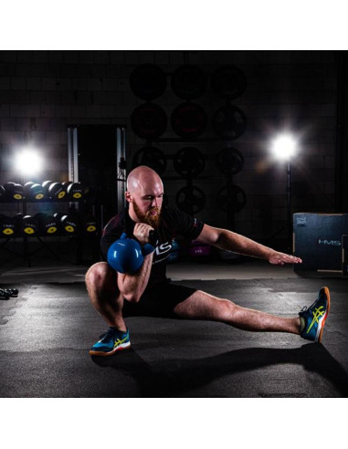 Kettlebell żeliwny pokryty winylem hms knv08