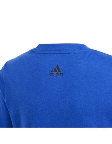 Koszulka adidas essentials linear logo cotton tee jr