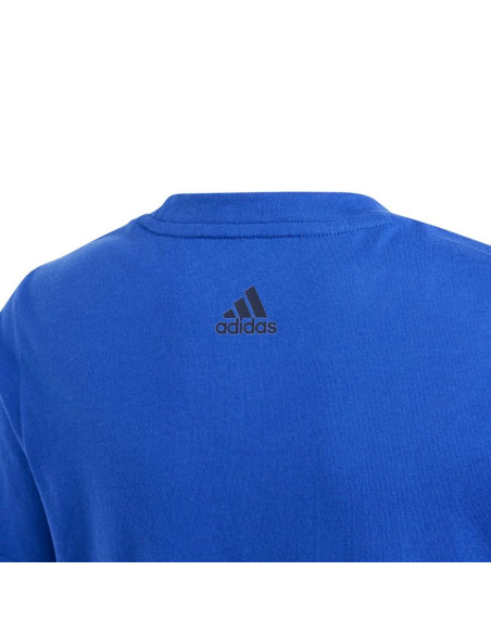 Koszulka adidas essentials linear logo cotton tee jr