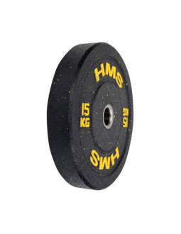 Talerz olimpijski hms yellow bumper 15 kg htbr15 2