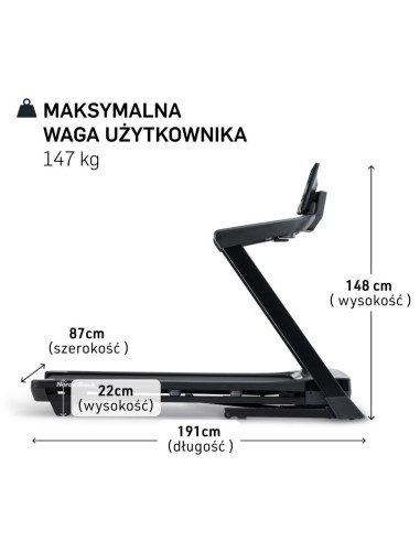 Bieżnia elektryczna nordictrack t10