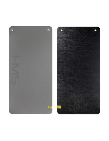 Mata fitness klubowa z otworami hms premium mfk02 grey-black