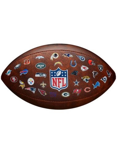 Piłka wilson nfl jr throwback fb 32 team logo ball