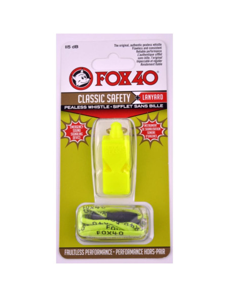 Gwizdek fox classic safety + sznurek 9903