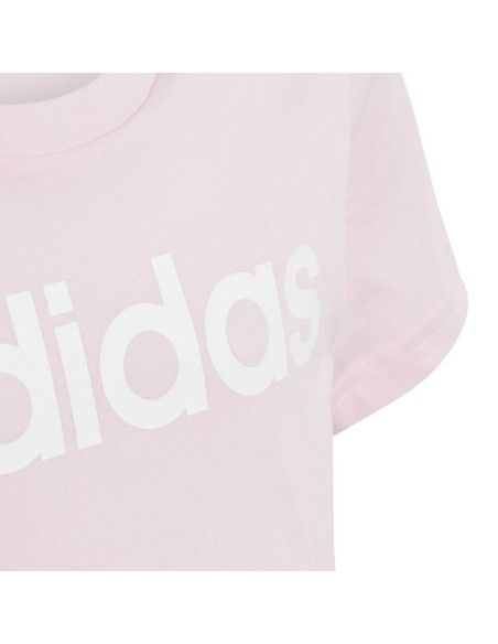 Koszulka essentials linear logo cotton slim fit tee jr