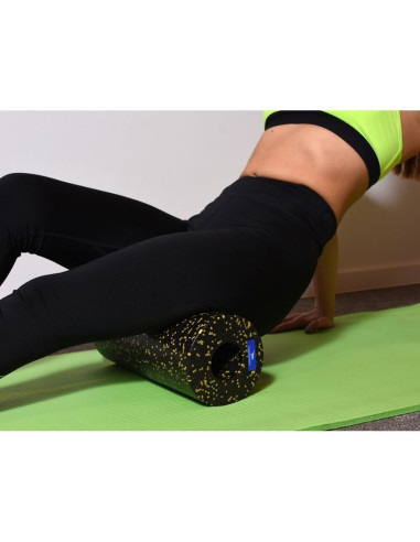 Wałek do masażu gładki epp roller black - yellow