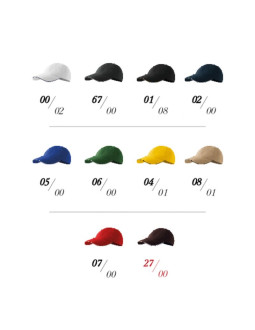 Czapka unisex sandwich 6p (biały)