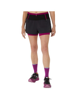 Spodenki asics fujitrail 2-n-1 short w